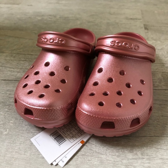 crocs blossom metallic